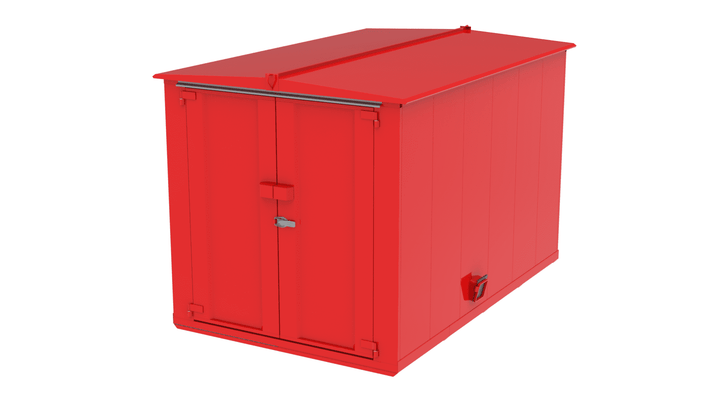 Miljöskåp 320 Öppning kortsida Utomhusbruk - Oisolerat 3,5 m 102932