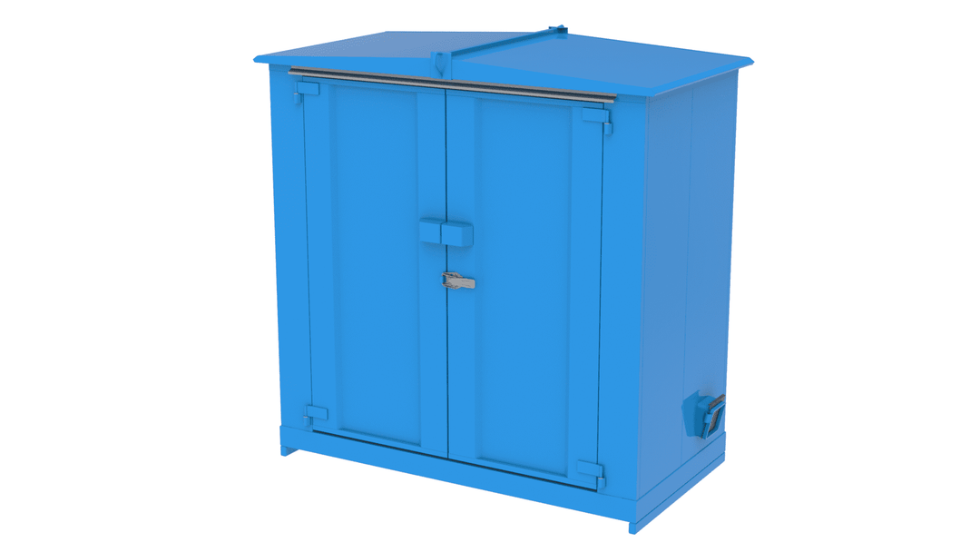 Kemskåp spillback 270 liter Oisolerat (Halv 2228) Utomhus 112211