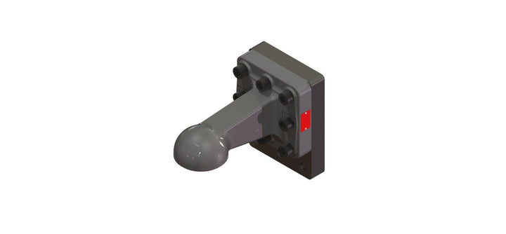 Bultbart kuldrag 80mm + platta Stödlast 4 ton 114280