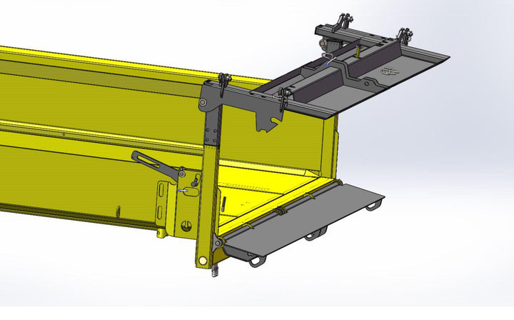 Schaktdörrar spridarläm/dörrar /kombihängd H600 117108