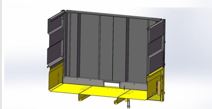 Spannmålslucka avskärmat utsläpp 385mm Bultad 119668