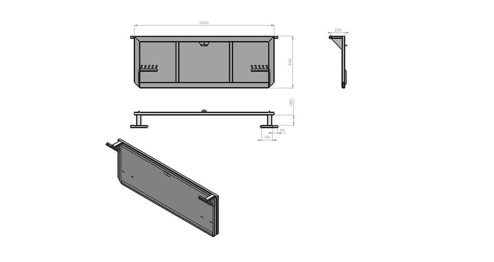 Spridarläm H900 höglyft 120874