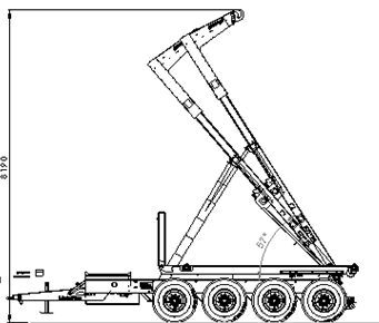 Extra tippvinkel MF60-75 Tipp vinkel 57" 123594