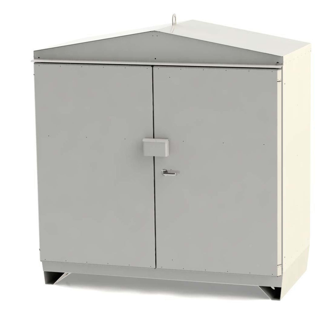 Miljöskåp 2 Dörrar Typ 210 Med låskåpa ZnAlMg 136980
