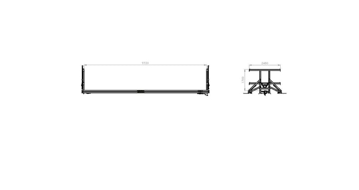 Hydraulic mooring 9,7m 140817