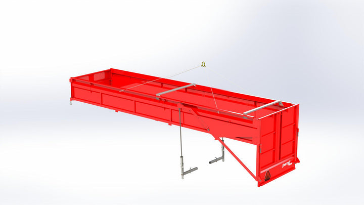 Kassett Fältflak MQ95 3axlad L9500 H1000 55kbm 142376