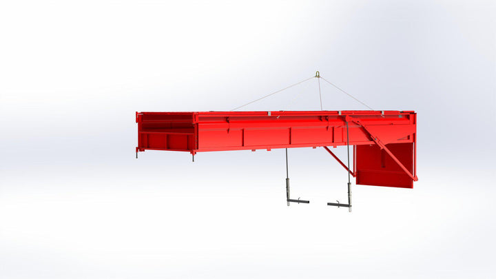 Kassett+tak Fältflak MQ95 3ax L9500 H1000 55kbm 142379