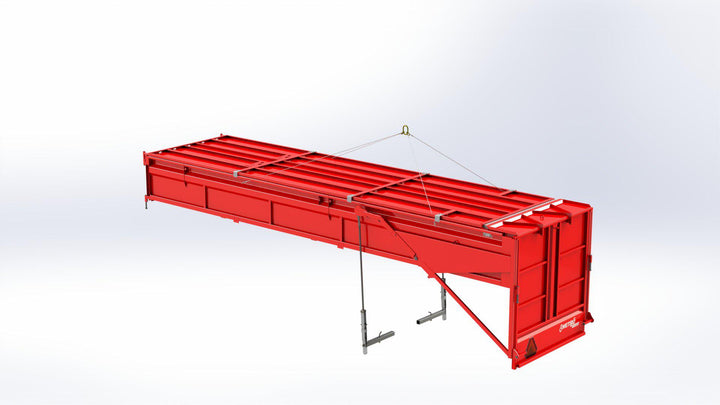 Kassett+tak Fältflak MQ95 3ax L9500 H1000 55kbm 142379