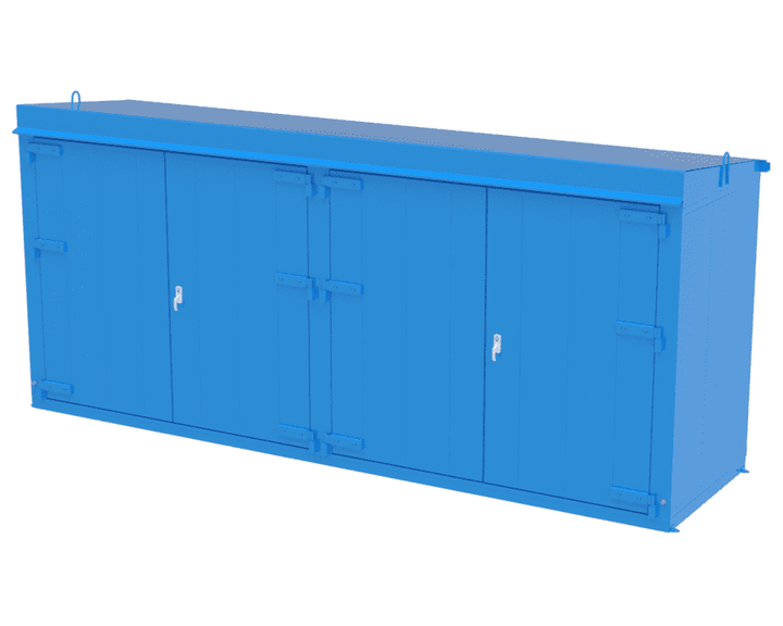 Kemskåp spillback 2x1150 liter EI60 Utomhusbruk 144300