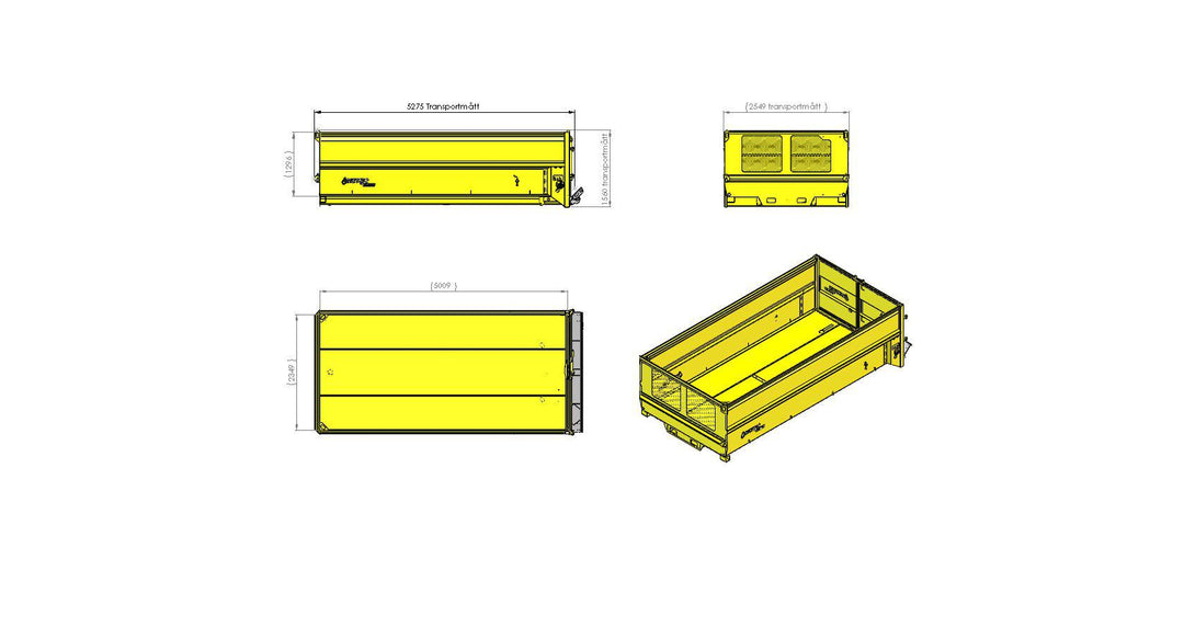 Cityflak MetaX 3.5 L5050 H1300 B2550 15,7kbm 164920