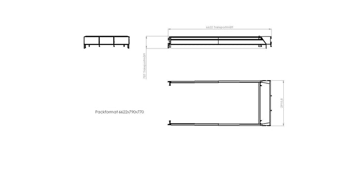 MQ65 Sarg med framstam EXTRA GF-23 extra bredd 166080