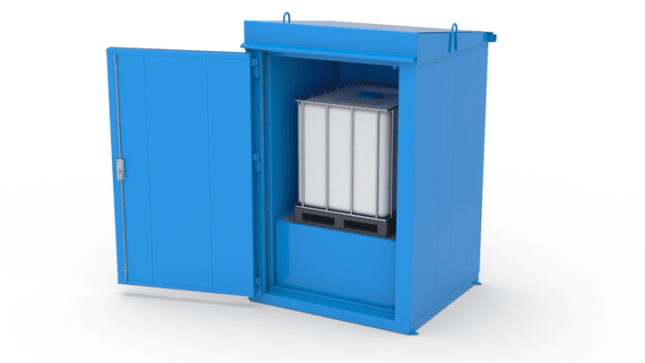 Kemskåp spillback 1050 liter EI60 Utomhusbruk 171250