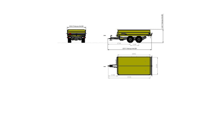 MetaE8.E Lågläm hel L3995 H600 B2300 5,2kbm 400/60x15,5 DK 171261