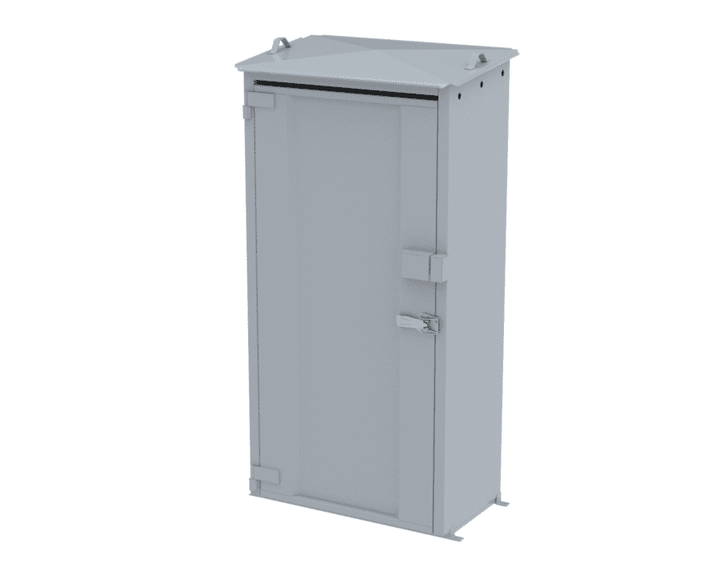 Gasskåp 290 för 2 styck P45 Oisolerat (104635) 6000290