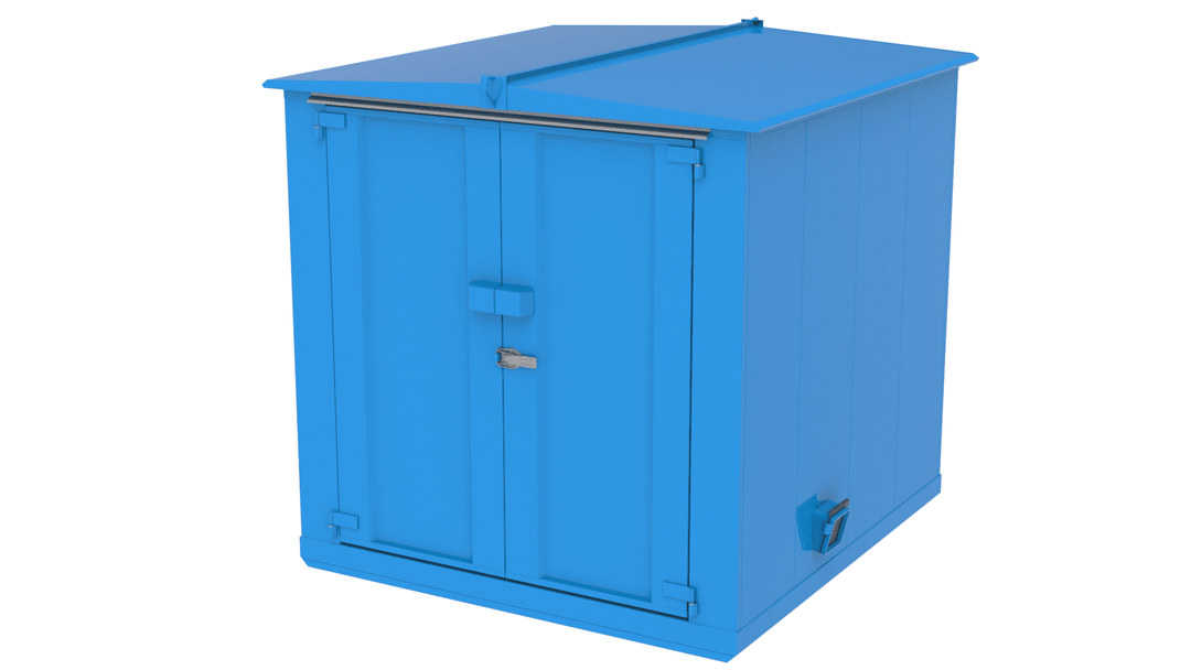 Kemskåp spillback 480 liter Oisolerat (102250) Utomhusbruk 7002228
