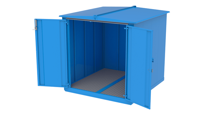 Kemskåp spillback 480 liter Oisolerat (102250) Utomhusbruk 7002228