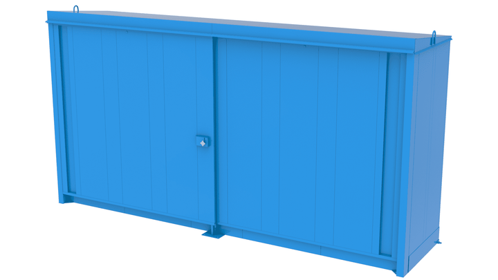 Kemskåp spillback 1700 liter Oisolerat (105132) Utomhusbruk 7005931