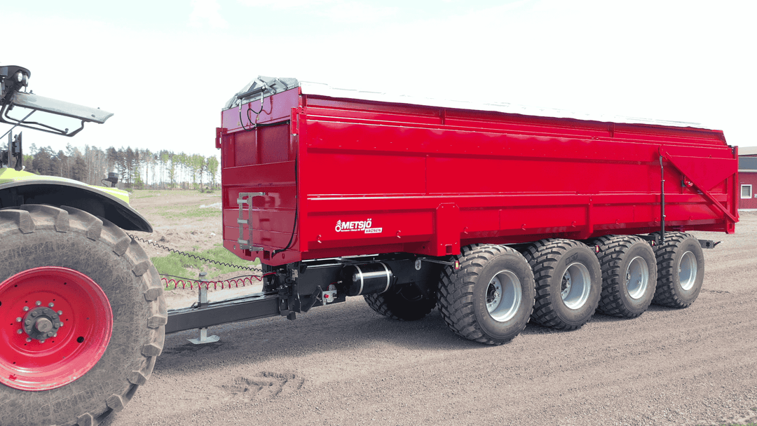 Fuel efficient grain trailer with low own weight 173519