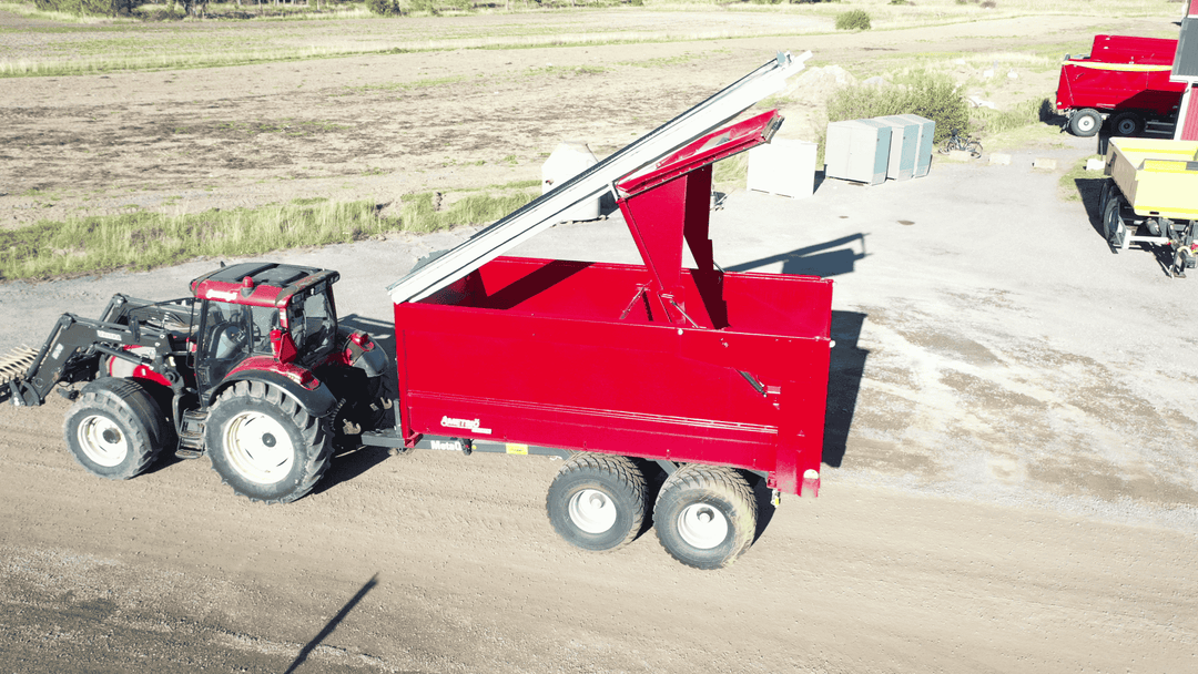High opening tailgate with hydraulic coverage closed 177009