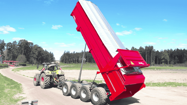 großer Getreideanhänger mit hydraulischer Abdeckung 150688