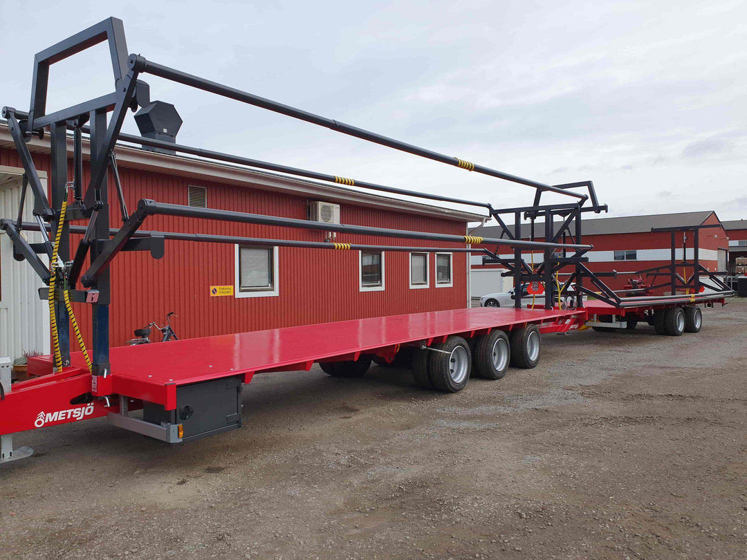 low built bale trailer with floor height 90cm 158525
