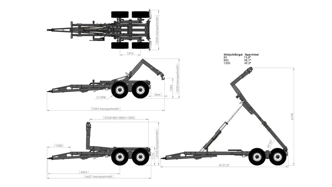 MF16 Kranfäste 385/65x22,5 105907