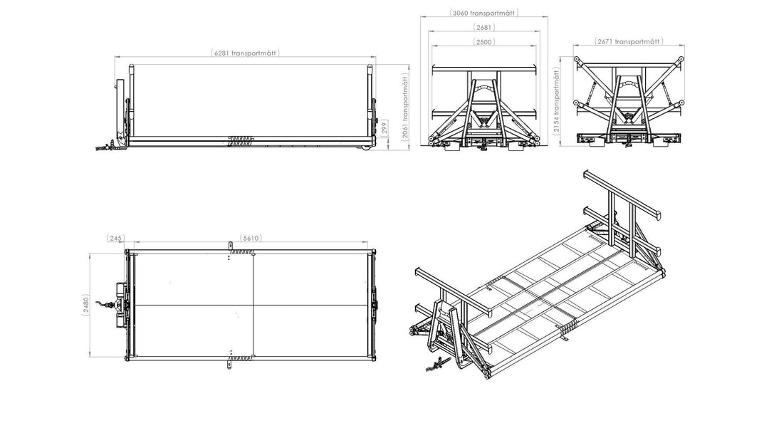Mooring rullflak L5600 B2550 130930