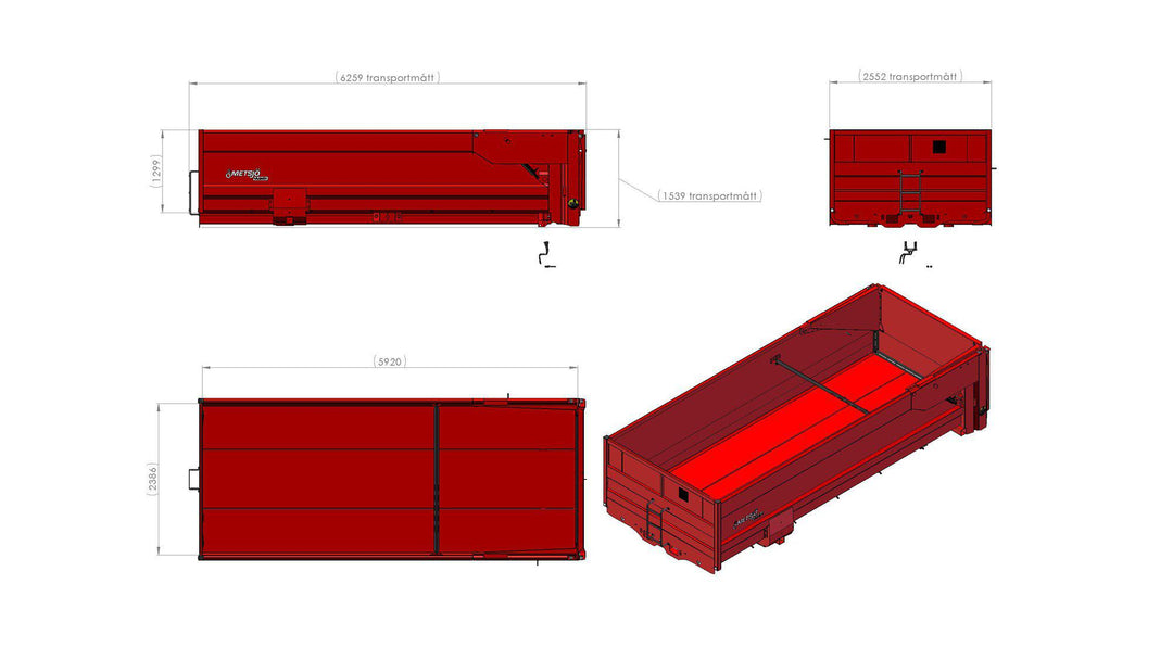 Euconflak MQ60 L6000 H1300 B2550 19kbm 133074