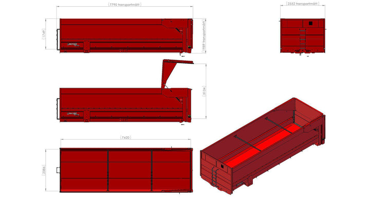 Euconflak MQ75 L7500 H1750 B2550 31kbm 138085