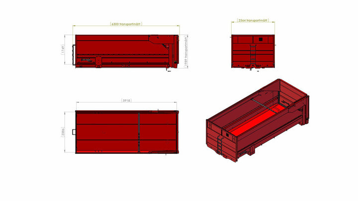 Euconflak MQ60 L6000 H1750 B2550 25kbm 138098
