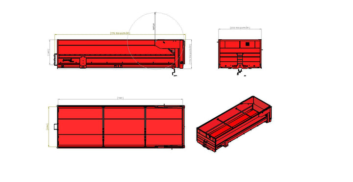 Euconflak MQ75 L7500 H1500 B2550 26kbm 142604