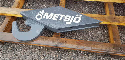 Målad Fast krok MF18-24 146836-Grå