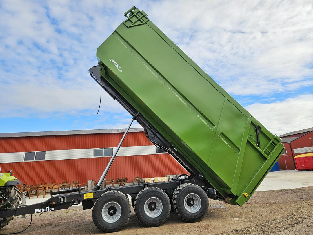 Metsjö lanserar ny flakväxlarkombination med 50 m³ transportkapacitet.