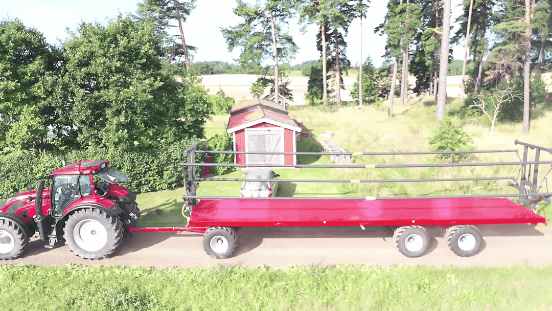 174657 balsläp med styrande framaxel