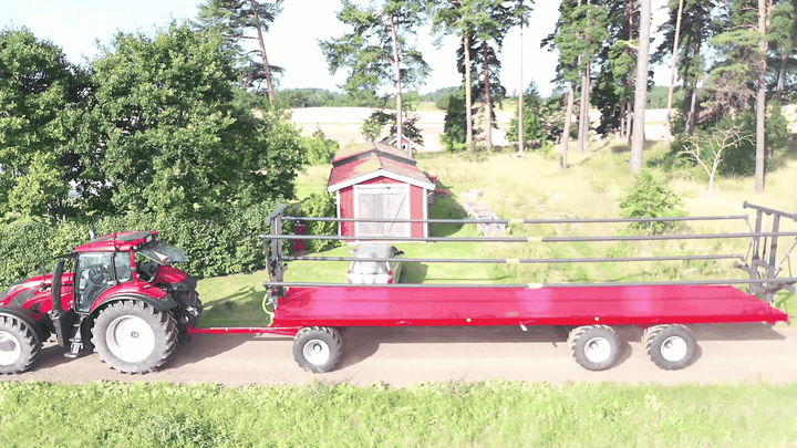 174657 balsläp med styrande framaxel