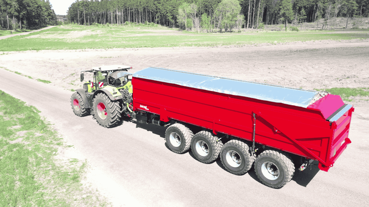 Grain trailer with 4 axles 173519