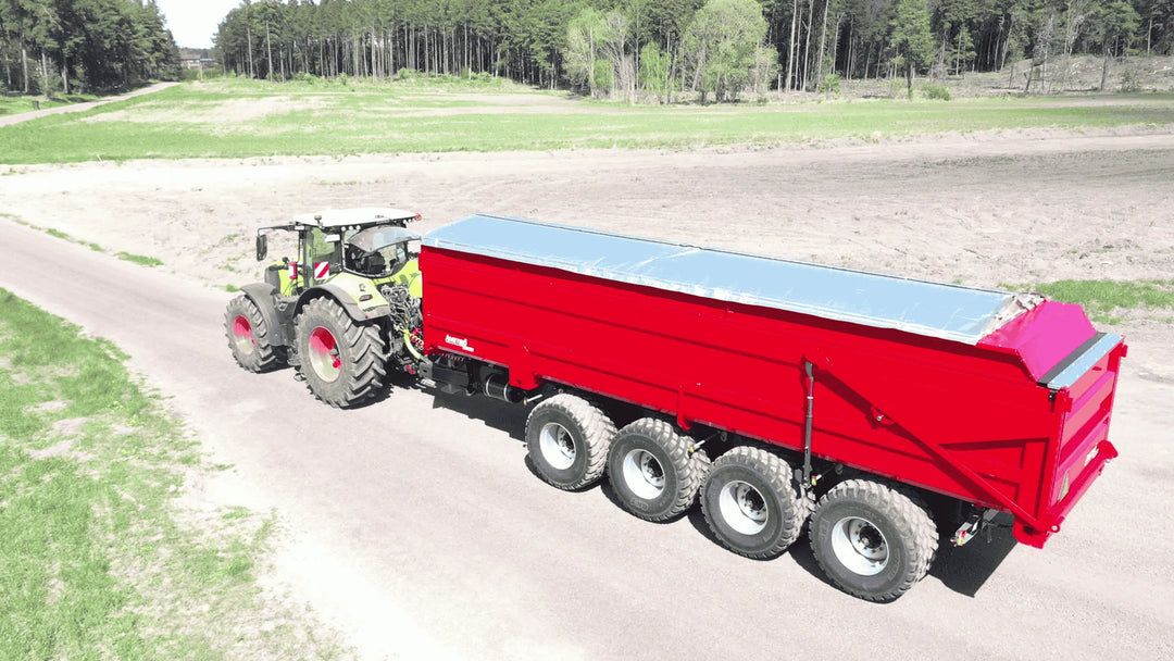 Grain trailer with 4 axles 173610