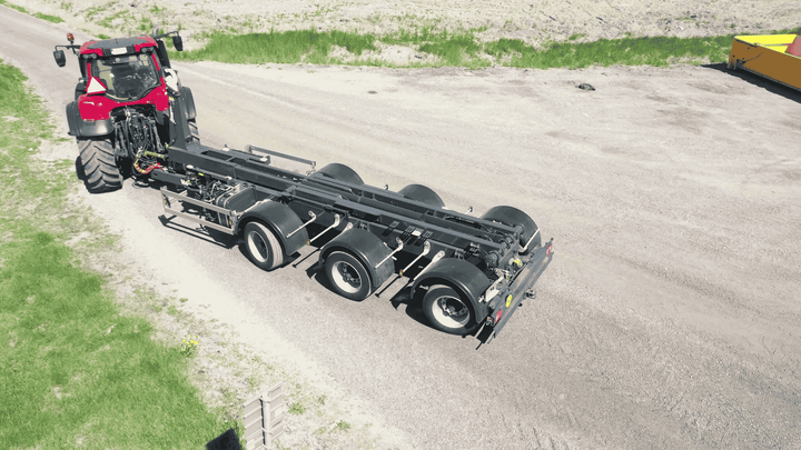 Hakenliftanhänger Automatische Lenkung mit Hydac Adsteer und langem Achsabstand cc1810 172481