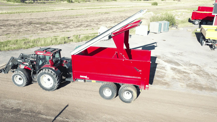 High opening tailgate with hydraulic coverage closed 177009