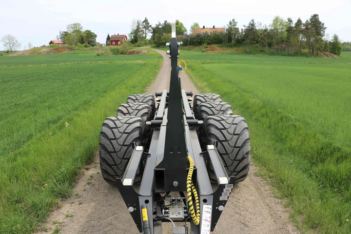 Hook lift trailer with big wheels 154720