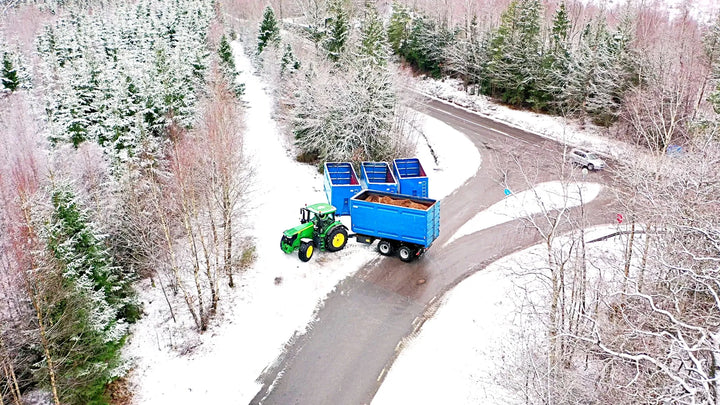 Hook lift with frame steering165280h