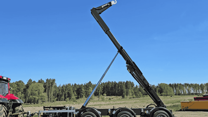 Lage haakarm aanhangwagen met rolhoogte 1,2 meter 172481