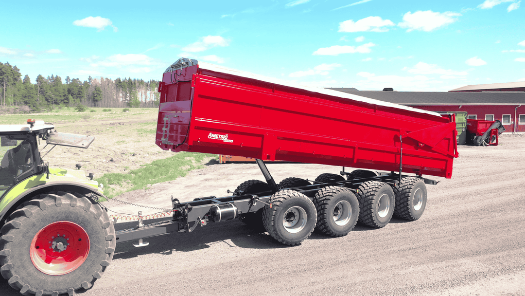 Lift of first axle on 4 axle trailer 174181