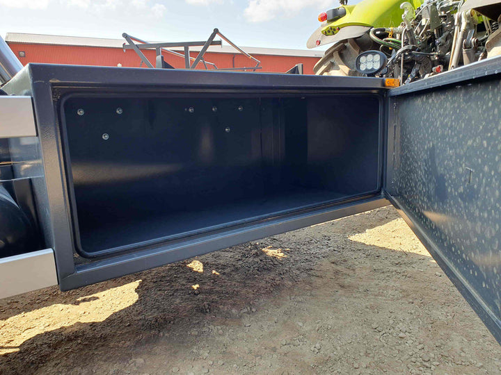 Open big toolbox on a hook lift trailer 173281