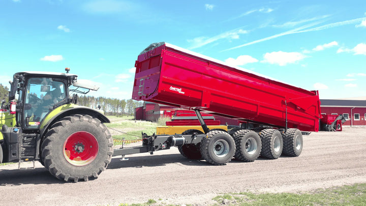 Three steering axles on a trailer 173610