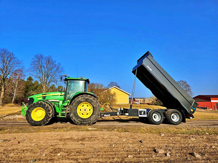 dumperhenger med John deere tractor 172395