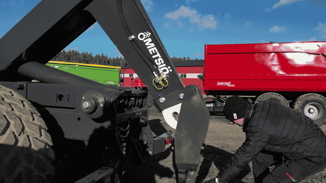 haakarm aanhangwagenadapter voor het hanteren van korte containers 141784m