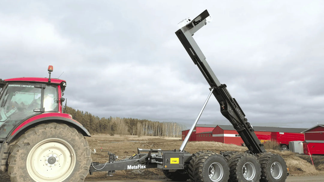 hydraulic drive axle on hook lift trailer 128626