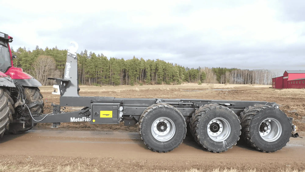 hydraulische Antriebsachse am Hakenliftanhänger 128626