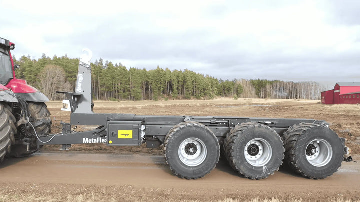 hydraulische aandrijfas op haakarmtrailer 174456